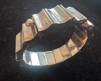 Sterling Silver Chunky Clasp Bracelet