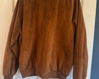 Men's St. Croix Suede Leather Jacket Size M