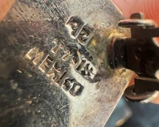 Sterling Silver & Black Onyx Clip on Earrings