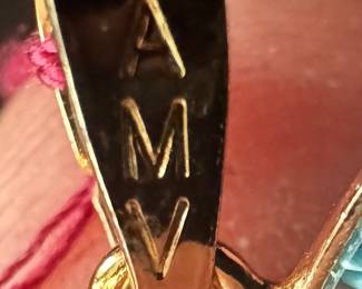 AMV 18K Gold & Murano Glass Millefiori Charm Pendant