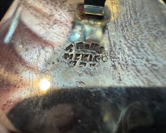 Sterling Silver Navajo Indian Tiger's Eye Stud Earrings