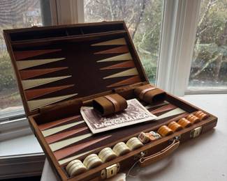 Vintage Backgammon Set (Complete)