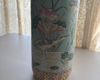 Vintage Chinese Umbrella Vase