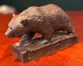 Bronze Black Bear Statue Signed by John Louis Clarke - Edition 24/50