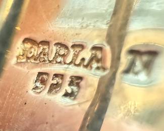 Sterling Silver & Lapis Fish Pendant