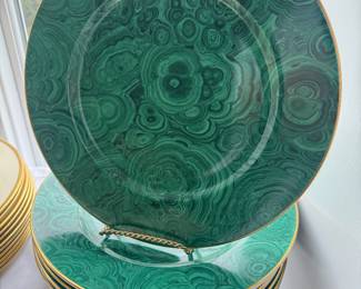 Neiman Marcus Vintage Malachite Charge (8pc)