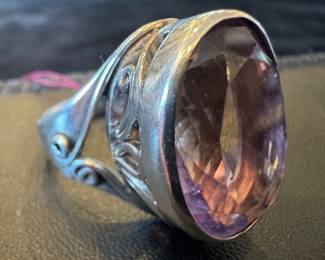 Sterling Silver & Amethyst Ring
