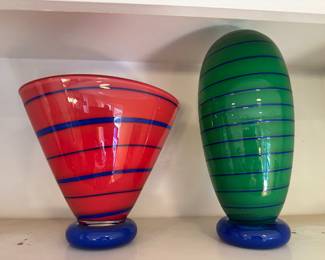 Kosta Boda "Epoque" Art Glass Vases