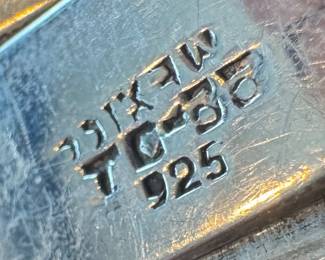 Sterling Silver Chunky Clasp Bracelet