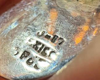Sterling Silver & Purple Sandstone Earrings