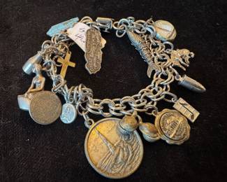 Sterling Silver Charm Bracelet