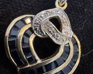 14K Gold Heart Pendant