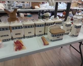 Vintage canister set