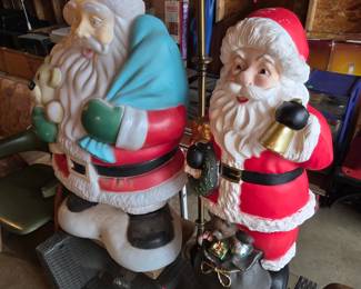 Blow mold Santa claus