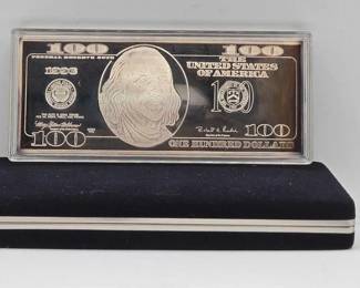20  The Washington Mint 1996 $100 Silver Proof 