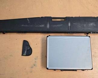 1362  2 Gun Cases  2 Holster 
