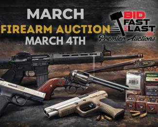 March Firearm Auction Cover