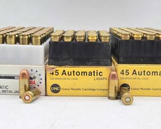 1166  45 Automatic 230 gr. Full Metal Jacket Ammo 