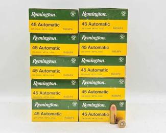 1164  Remington 45 Auto 230 gr MC Ammo 