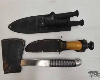 2274  Pocket Knives and Hatchet 