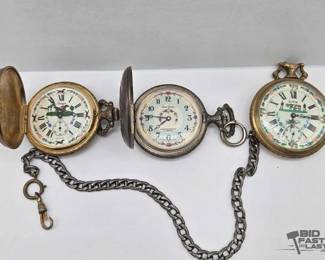 146  3 Vintage Pocket Watches 