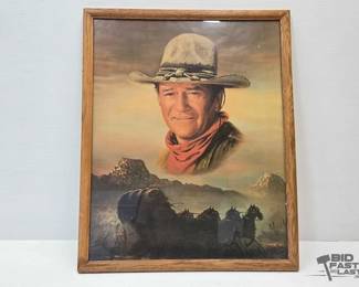 194  John Wayne American Cowboy Western Painting 