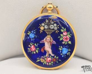 131  Vintage 14kt Gold Pocket Watch 