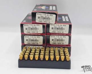 1328  350 Rounds of Freedom Muntions 9mm Ammo 