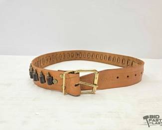620  Vintage Leather Cartridge Belt 