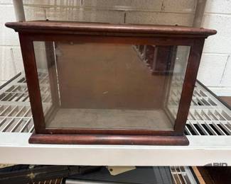 1361  Vintage A N Russell  Sons Co Wooden Shadow Box 