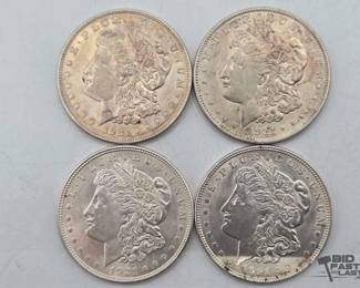 56  4 1921 Morgan Silver Dollars 