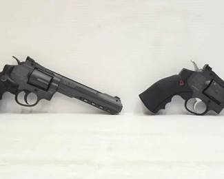 1518  2 Crosman BB Gun Revolvers 