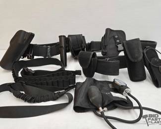 1430  3 Tactical Utility Belts, Cartridge Belt 