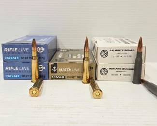 1275  7.62x54R Ammo 