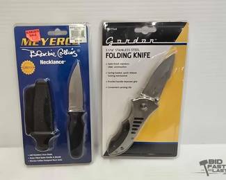 2242  Folding Knife and Necklace Knife 