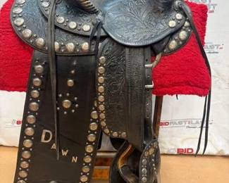 10  LichtenbergerFerguson Co Sterling Silver Parade Saddle 