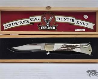 2250  Collectors Explorer Stag Hunter Knife 
