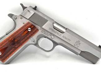 214  Springfield 1911A1 .45 SemiAuto Pistol 