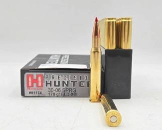 1178  Hornady Precision Hunter 3006 Sprg Ammo 