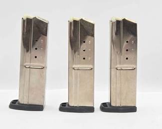 1458  3 10rd 9mm Smith  Wesson Magazines 
