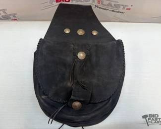 14  Saddle Bag with Silver Coin Buttons 