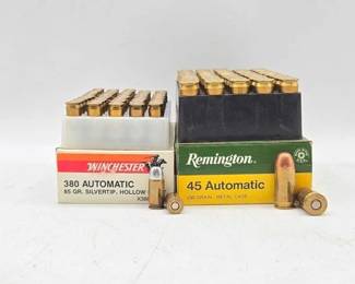 1192  Winchester 380 Automatic Ammo  Remington 45 Automatic Ammo 