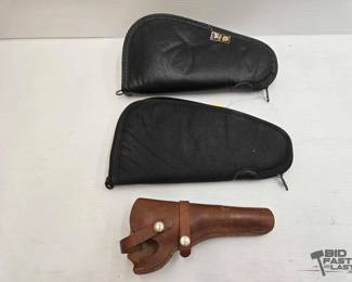 1412  Soft Handgun Cases and Leather Gun Holster 