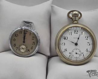 151  2 Vintage Waltham Pocket Watches 