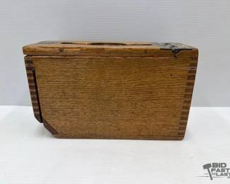 707  Vintage WWI Wooden Ammo Crate 