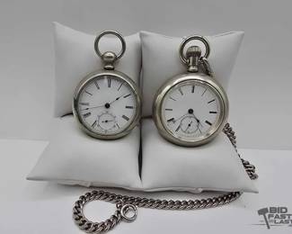 148  2 Vintage Pocket Watches 