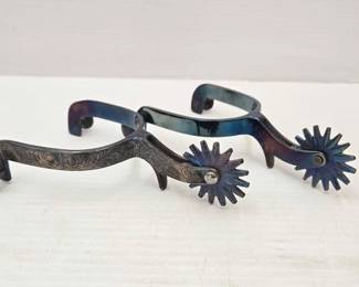19  Vintage Western Style Spurs 