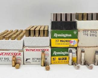 1156  357 Sig Ammo, 357 Magnum Ammo  38 Special Ammo 