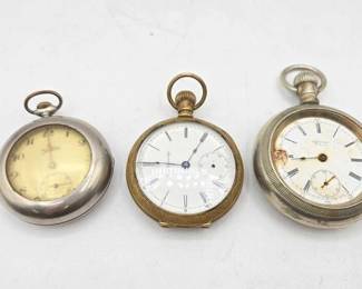 164  3 Pocket Watches 