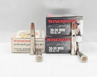 611  John Wayne Winchester 3030win  Winchester Antlered Game 3030win Ammo 